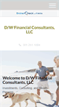 Mobile Screenshot of dwfinancialconsultants.com