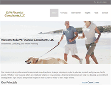 Tablet Screenshot of dwfinancialconsultants.com